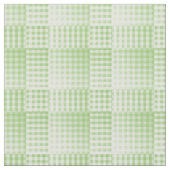 Tissu Motif Abstrait à Damier Vert Blanc (Fermer)