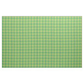 Tissu Motif Abstrait à Damier Vert Bleu (Yard)