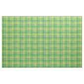 Tissu Motif Abstrait à Damier Vert Bleu (Fat Quarter)