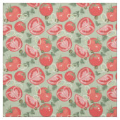 Tissu Motif abstrait avec la tomate (Échantillon)