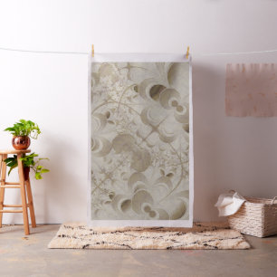 Tissu motif Abstrait beige