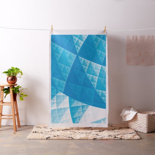 Tissu Motif abstrait bleu (In Situ)