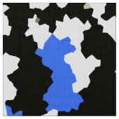 Tissu Motif Abstrait bleu blanc (Fermer)