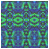 Tissu Motif Abstrait bleu et vert (Fermer)