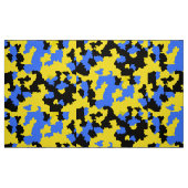 Tissu Motif Abstrait bleu jaune (Fat Quarter)