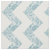 Tissu Motif Abstrait Chevron Floral (Échantillon)