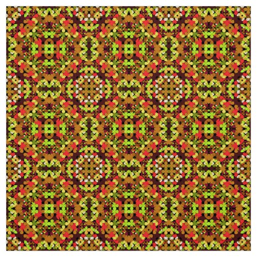 Tissu Motif abstrait coloré (Échantillon)