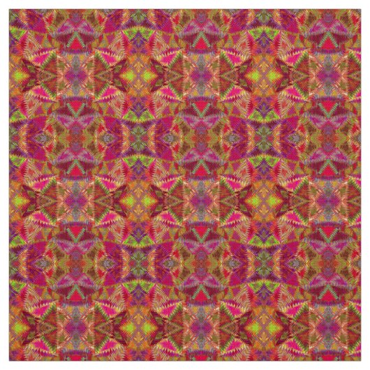 Tissu Motif abstrait coloré (Échantillon)