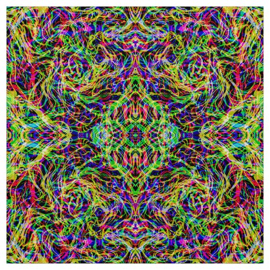 Tissu Motif abstrait coloré (Échantillon)