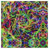 Tissu Motif abstrait coloré (Fermer)