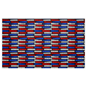 Tissu Motif Abstrait - Couleurs 01 sur noir