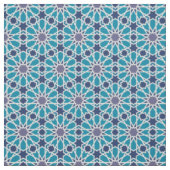 Tissu Motif abstrait dans bleu et gris (Échantillon)
