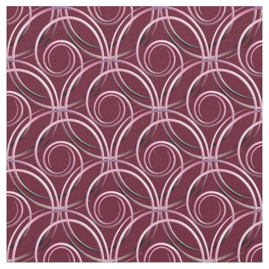 Tissu Motif abstrait de cercles (Fermer)
