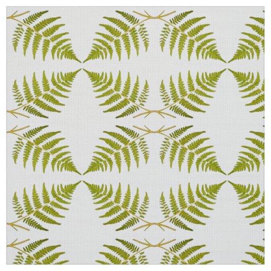 Tissu Motif abstrait de feuille (Échantillon)