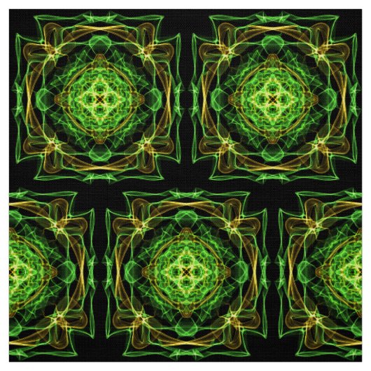 Tissu motif abstrait de fractale (Échantillon)