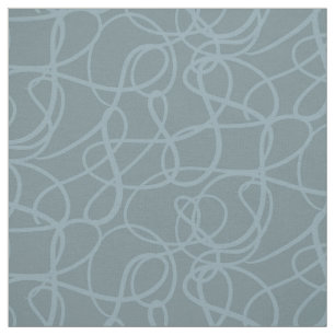Tissu Motif Abstrait de la ligne bleue