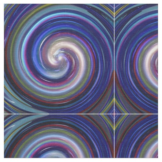 Tissu Motif Abstrait de la spirale spirale #25 (Fermer)