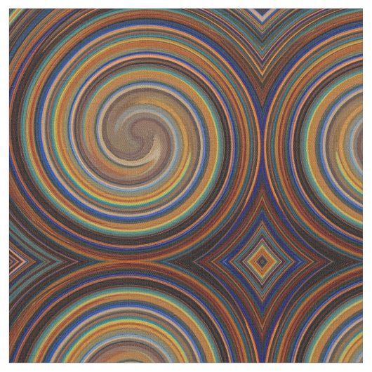 Tissu Motif Abstrait de la spirale spirale #72 (Fermer)