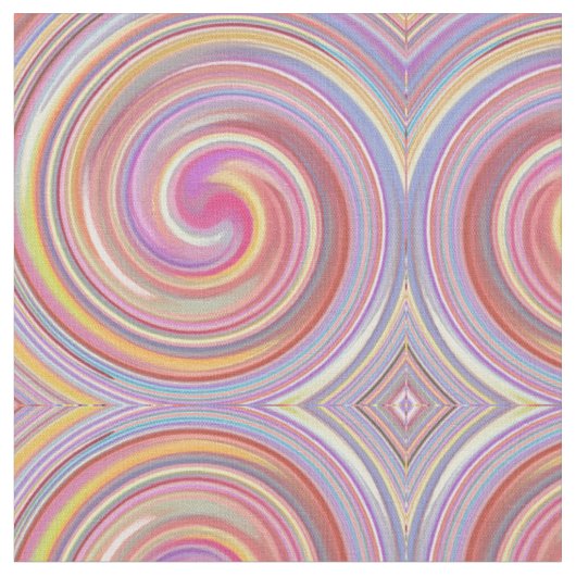 Tissu Motif Abstrait de la spirale spirale #8 (Fermer)