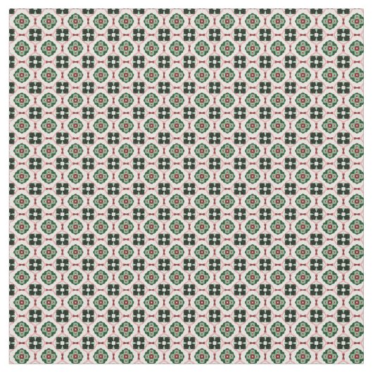 Tissu Motif abstrait de Noël funky boho rétro mignon (Fermer)