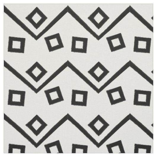 Tissu Motif Abstrait géométrique Aztec (Échantillon)