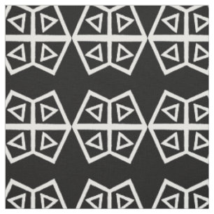 Tissu Motif Abstrait Géométrique Aztèque