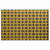 Tissu Motif Abstrait Jaune (Yard)