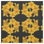 Tissu Motif Abstrait Jaune (Échantillon)