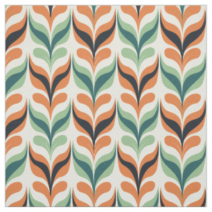 Tissu Motif Abstrait moderne rétro du milieu du siècle