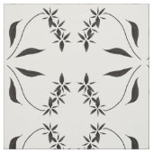 Tissu Motif Abstrait orchidée noire (Échantillon)