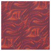 Tissu Motif Abstrait Red Swirl (fermé)