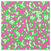 Tissu Motif Abstrait rose et vert (fermé)