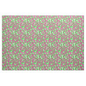 Tissu Motif Abstrait rose et vert (Fat Quarter)