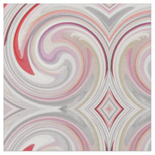 Tissu Motif Abstrait Spiral Swirl #100