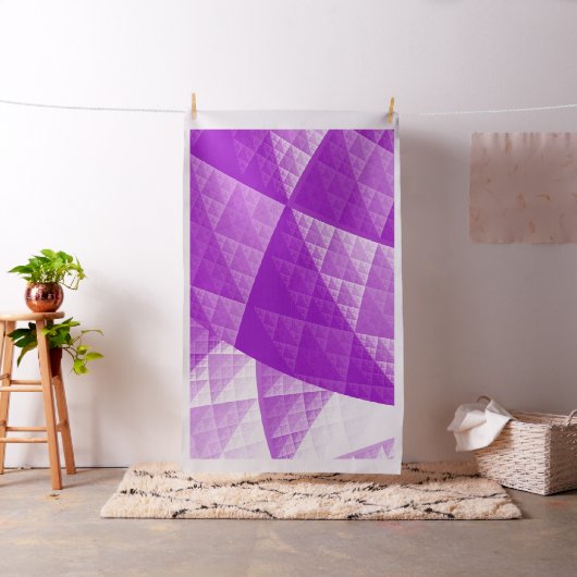 Tissu Motif abstrait violet (In Situ)
