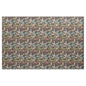 Tissu Motif africain d'animaux (Fat Quarter)