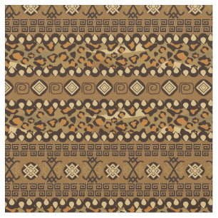 Tissu Motif africain de la peau de guépard