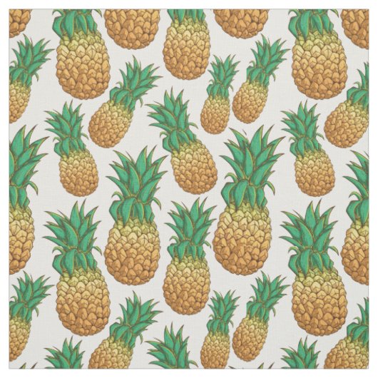 Tissu Motif ananas (Échantillon)
