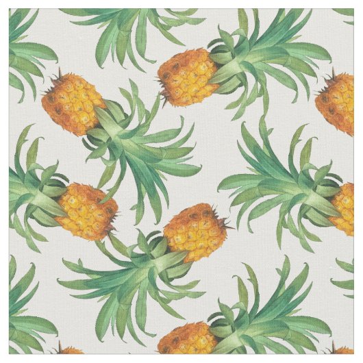 Tissu Motif ananas (Fermer)