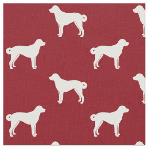 Tissu Motif anatolien de silhouettes de berger