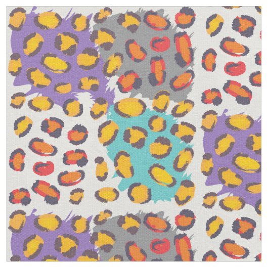 Tissu Motif animal de faune (Fermer)