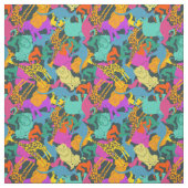 Tissu Motif animal de silhouettes (Échantillon)