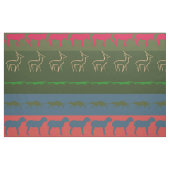 Tissu Motif Animaux Colorés Rétro #7 (Fat Quarter)