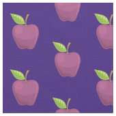 Tissu Motif Apple violet (Fermer)