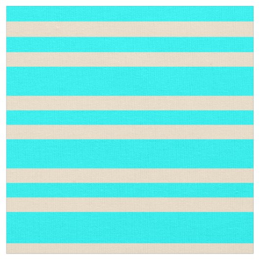 Tissu Motif Aqua and Tan Colored Stripes (Fermer)