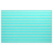 Tissu Motif Aqua and Tan Colored Stripes (Fat Quarter)