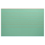 Tissu Motif Aqua et Chocolat Lines (Yard)