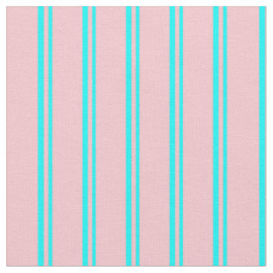 Tissu Motif Aqua & Pink Stripes/Lines