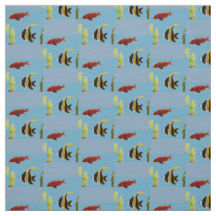 Tissu Motif aquatique balnéaire