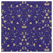 Tissu Motif arabe d'or (Fermer)